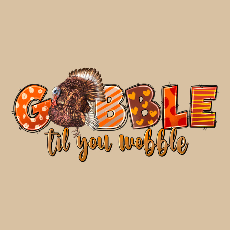Fall Gobble Gobble Til You Wobble Heavyweight Hoodie by LillyAllenDesigns | Teevron