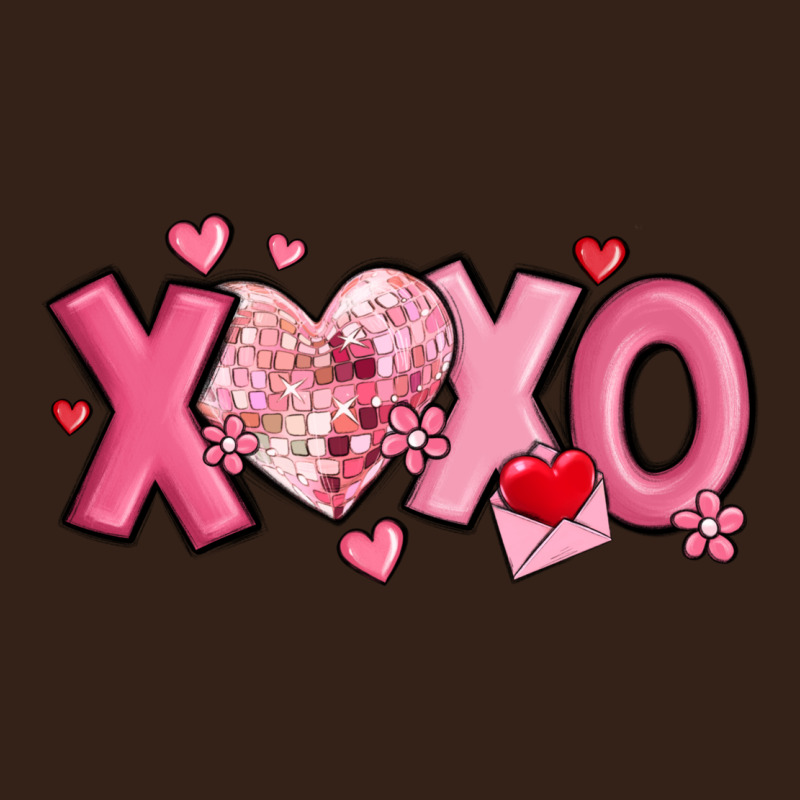 Xoxo Disco Heart Valentine's Day Heavy Core Tee by MaliasSmallBusiness | Teevron