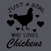 Just A Girl Who Love Chickens Vintage Hoodie | Teevron