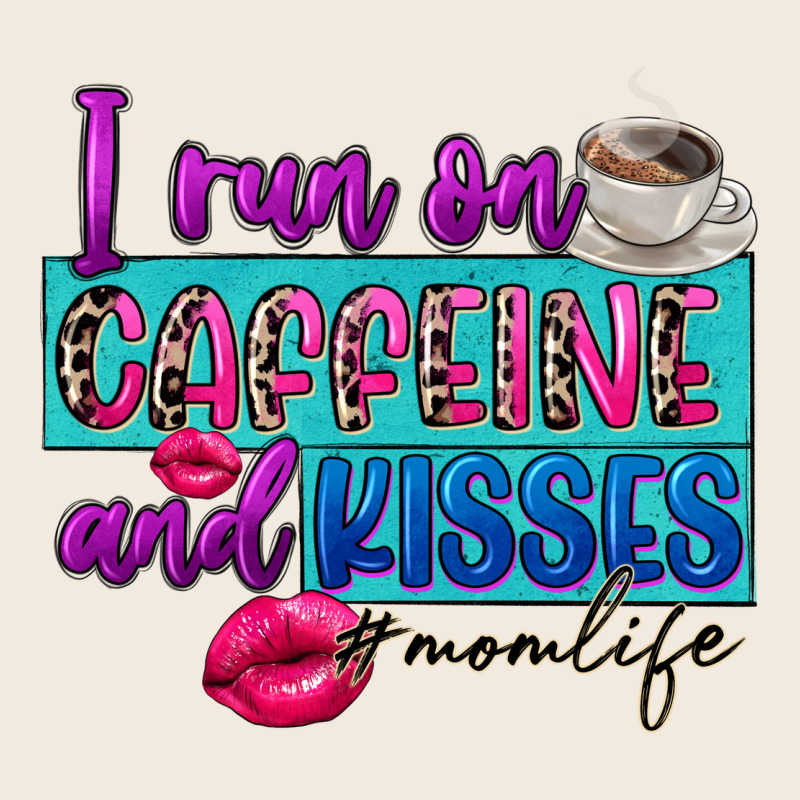 I Run On Caffeine And Kisses Zipper Hoodie by FaDigitalArtStudio | Teevron