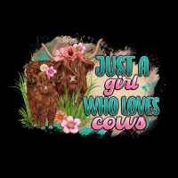 Just A Girl Who Loves Cows Heavy Core Tee | Teevron