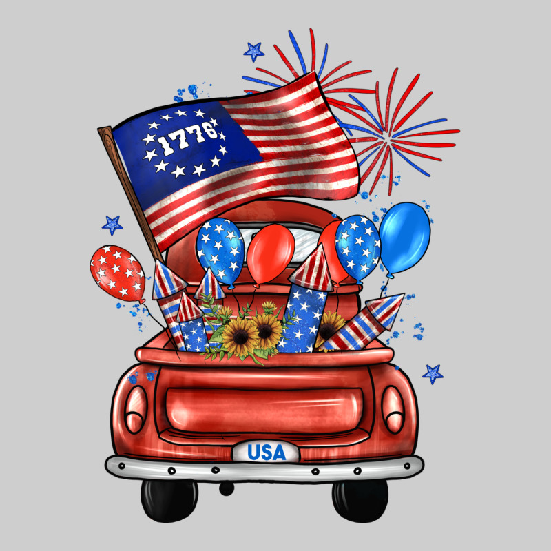 Farm Truck,america Flag Premium Tee by JahusDesignShop | Teevron