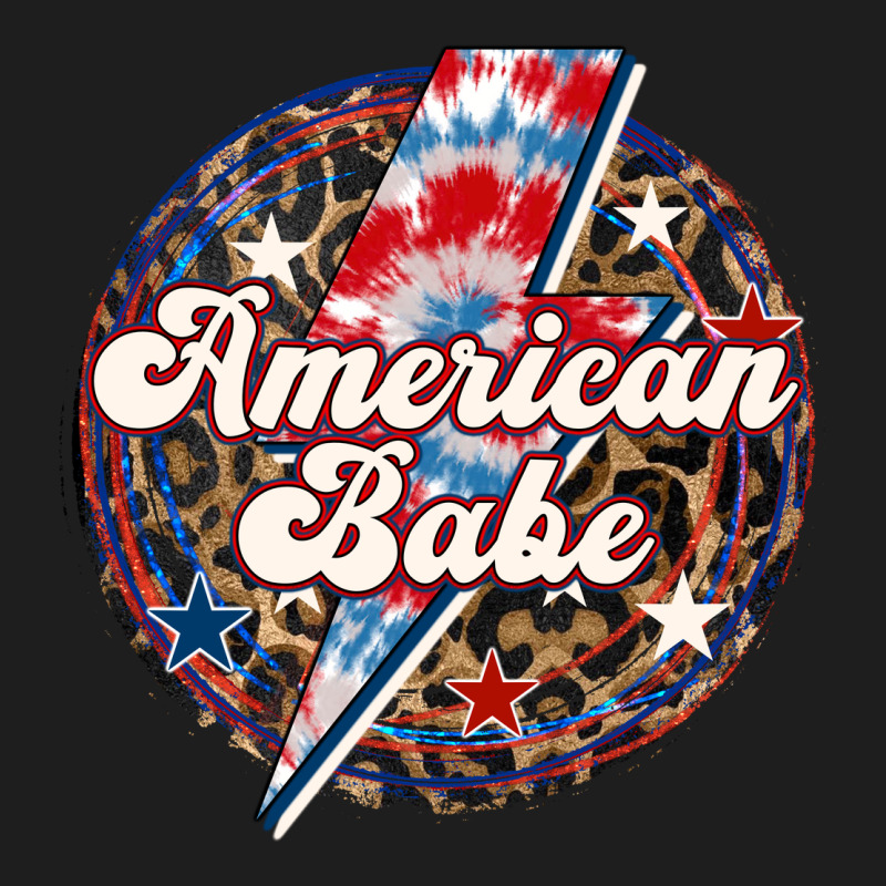 Western American Babe Patriotic Heavyweight Hoodie by LillyAllenDesigns | Teevron