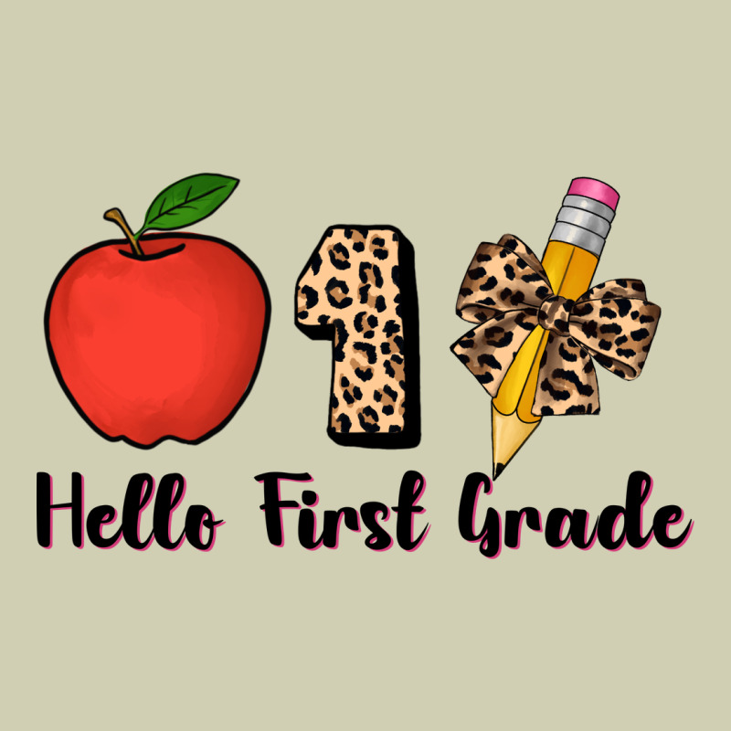 Hello First Grade Leopard 3200x2400 Heavy Core Tee by AdoDesignShop | Teevron