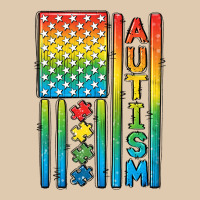 Autism American Flag Heavyweight Sweatshirt | Teevron