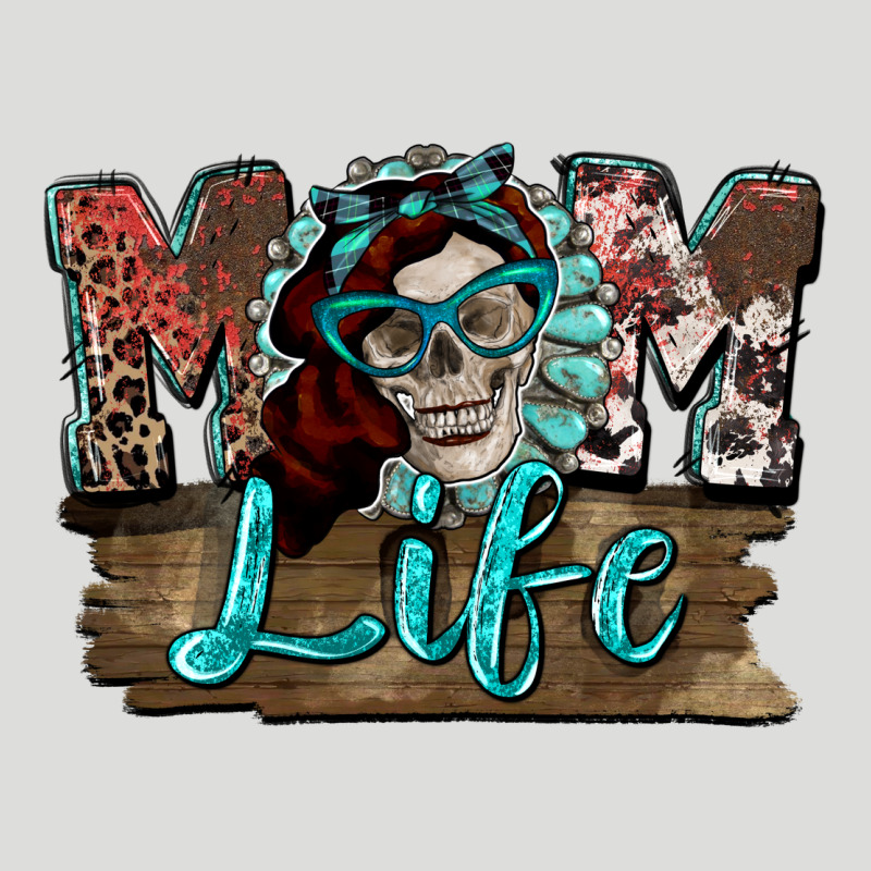 Mom Life Skull Mother's Day Zipper Hoodie by FaDigitalArtStudio | Teevron