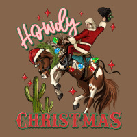Howdy Christmas Cowboy Santa Premium Tee | Teevron
