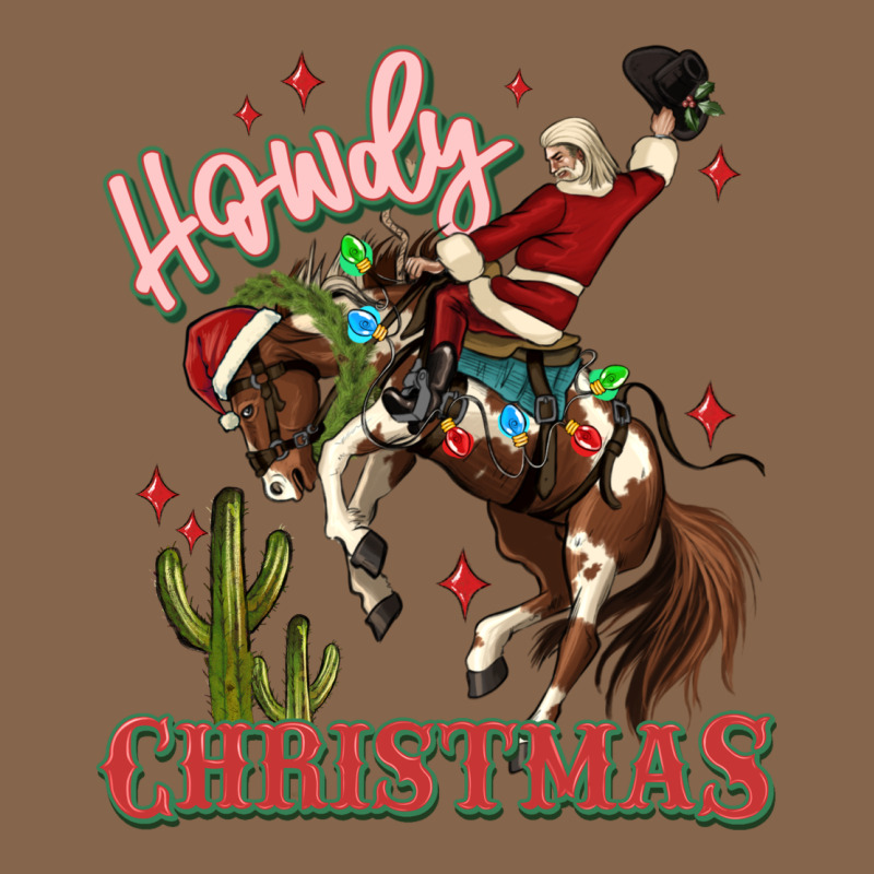 Howdy Christmas Cowboy Santa Premium Tee by MaliasSmallBusiness | Teevron