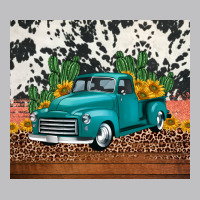 Western Farm Truck Cactus And Sunflowers Classic Tee | Teevron