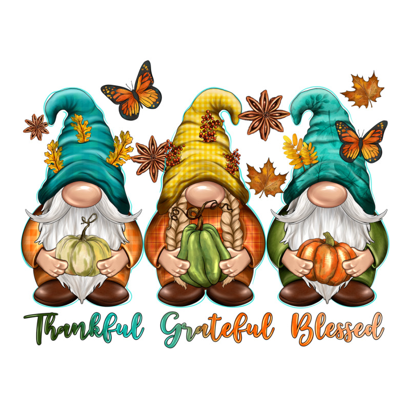 Thankful Grateful Blessed Long Sleeve Tee by NancyCooperArtShop | Teevron