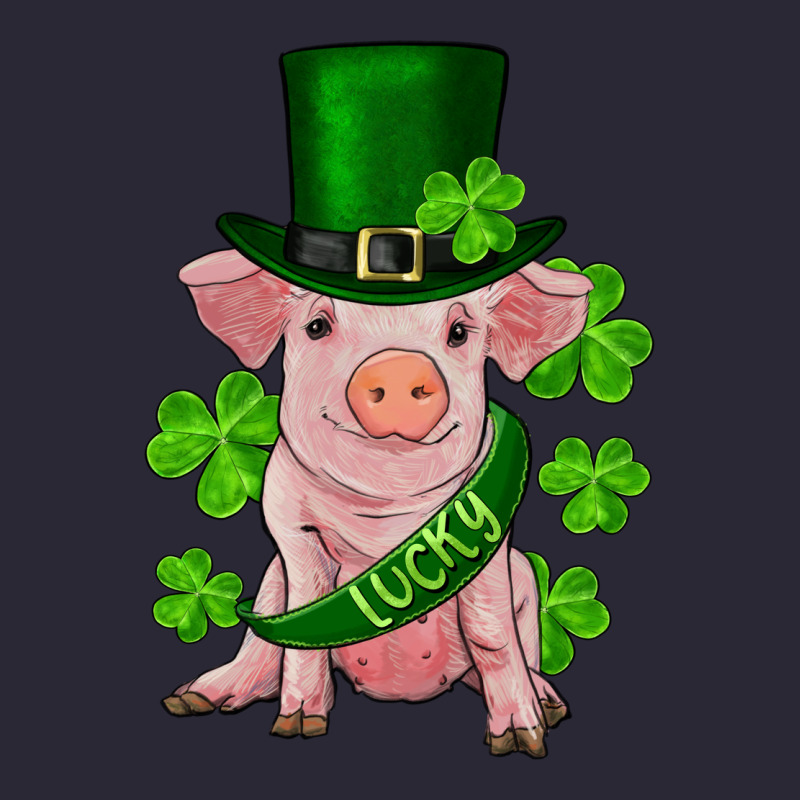 St. Patrick's Day Lucky Baby Pig Vintage Tee by RanaPortraitStore | Teevron