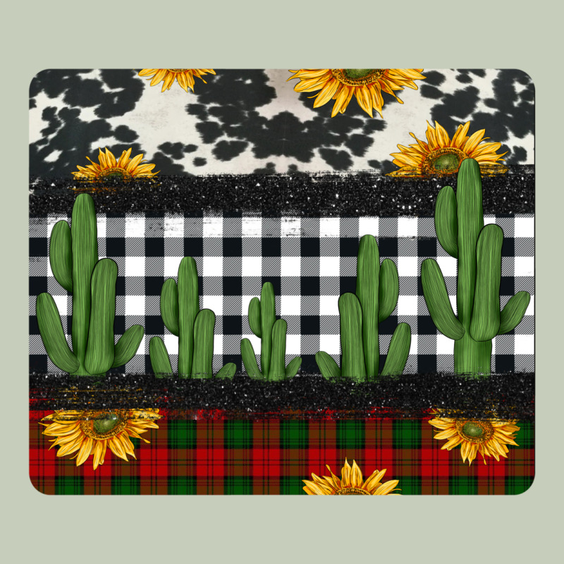 Cowhide Cacti Sunflowers Christmas Mousepad Classic Tee by Jasminsmagicworld | Teevron
