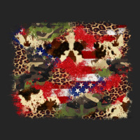 4th Of July American Flagcowhide  Leopard Backgrou Premium Hoodie | Teevron