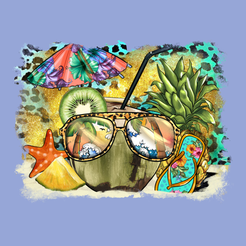 Coconut With Fruits  Background Classic Tee by BarkalooDesign | Teevron