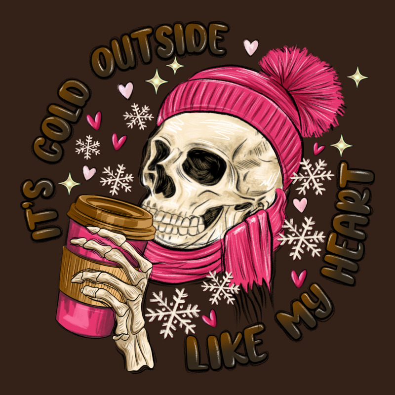 Its Cold Outside Like My Heart Heavy Core Tee by MaliasSmallBusiness | Teevron