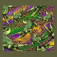 Mardi Gras Louisiana Crocodile Leopard Vintage Tee | Teevron