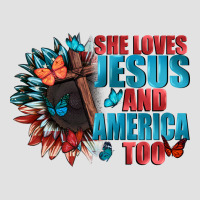 She Love Jesus And America Too Premium Hoodie | Teevron