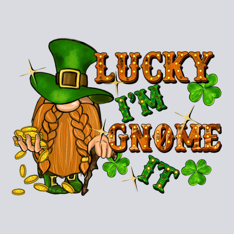 Lucky I'm Gnome It St. Patricks Day Zipper Hoodie by FaDigitalArtStudio | Teevron