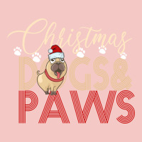 Christmas Dogs Paws Urban Heavy Tee | Teevron