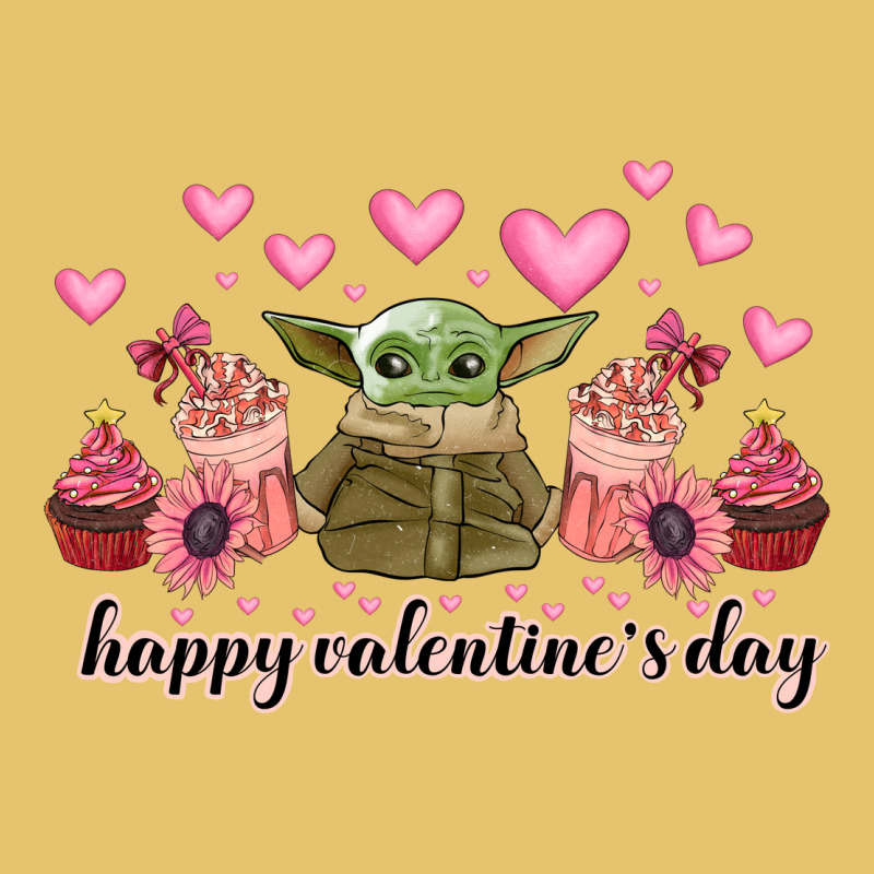 Happy Valentines Day Yoda Premium Sweatshirt by CowhideDigitalArt | Teevron