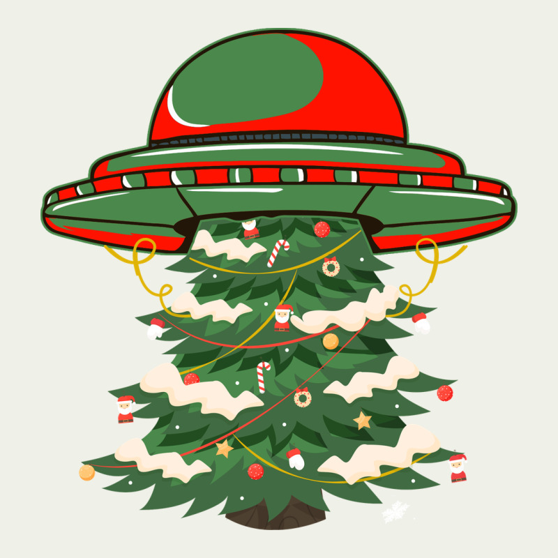 Ufo Christmas Pine Tree Urban Heavy Tee by Bettercallsaul | Teevron