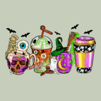 Halloween Coffee Cups Long Sleeve Tee | Teevron