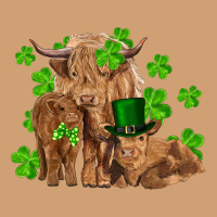 St Patrick's Day Cow Family Vintage Tee | Teevron