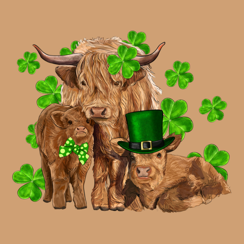 St Patrick's Day Cow Family Vintage Tee by RanaPortraitStore | Teevron