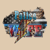 Police Wife Lightning Bolt 4th Of July Heavyweight Sweatshirt | Teevron