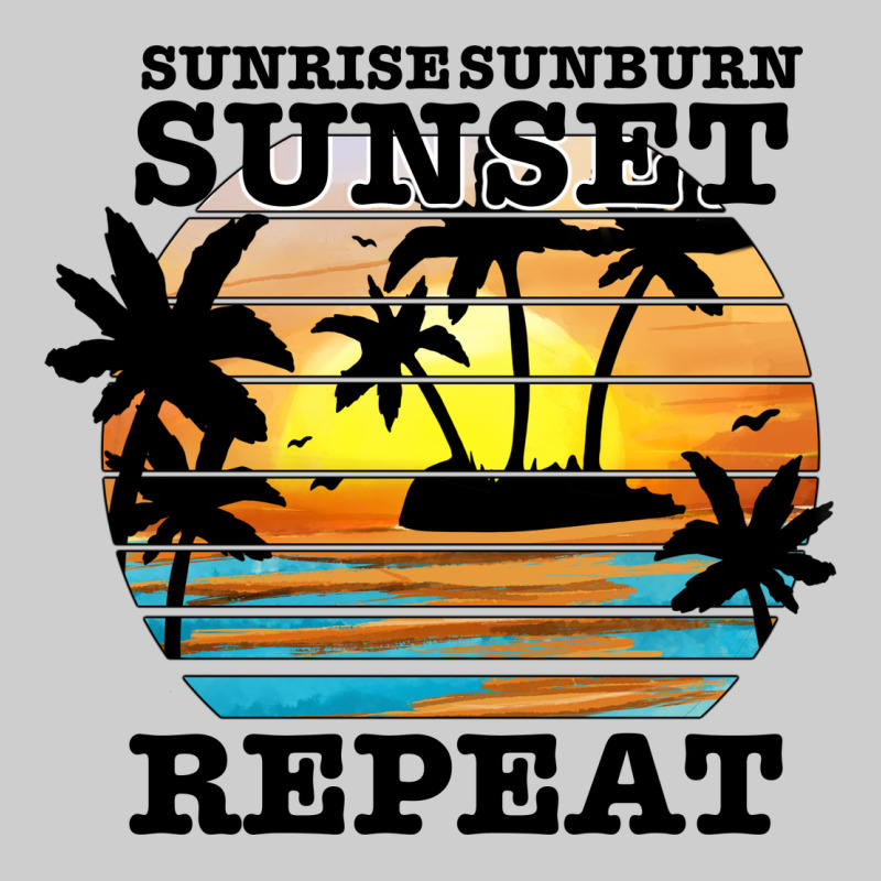 Sunrise Sunburn Sunset Repeat Premium Tee by JahusDesignShop | Teevron