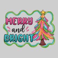 Merry And Bright Christmas Tree Premium Tee | Teevron