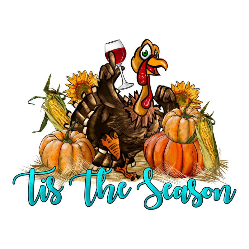 Western Fall Turkey Tis The Season Heavyweight Hoodie by LillyAllenDesigns | Teevron