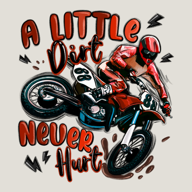 A Little Dirt Never Hurt Dirt Bike Heavy Core Tee by MaliasSmallBusiness | Teevron