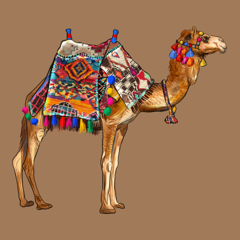 Camel With Colorful Saddle Classic Tee by BarkalooDesign | Teevron