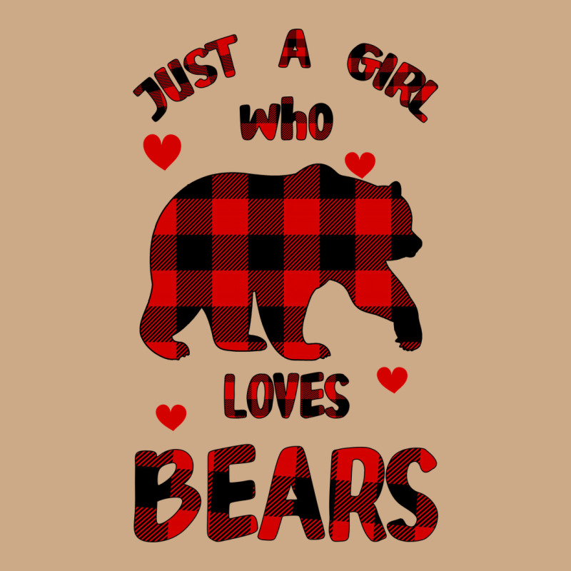 Just A Girl Who Loves Bears Vintage Hoodie by Bettercallsaul | Teevron