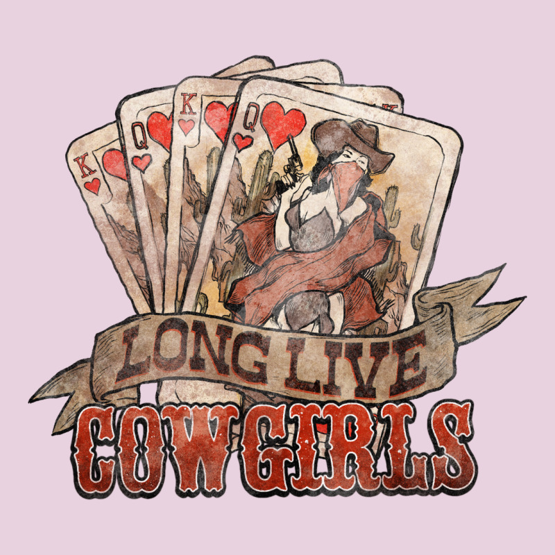 Long Live Cowgirls Cards Ladies Tee by NancyCooperArtShop | Teevron
