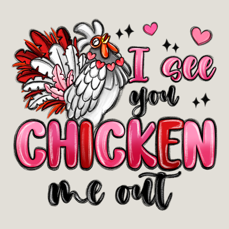 I See You Chicken Out Heavy Core Tee by MaliasSmallBusiness | Teevron