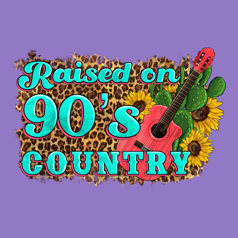 Raised 90's Country Guitar Cactus Sunflower's Urban Hoodie by Artiststas | Teevron
