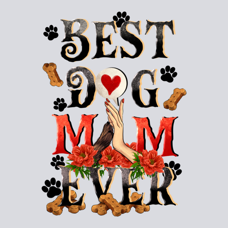 Best Dog Mom Ever Mother's Day Zipper Hoodie by FaDigitalArtStudio | Teevron