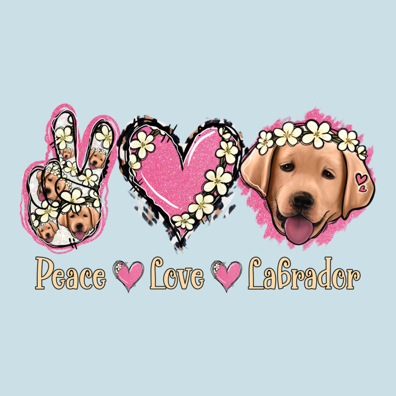 Peace Love Labrador Ladies Tee by Jasminsmagicworld | Teevron