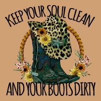 Keep Your Soul Clean And Your Boots Dırty Cowgirl Boots Vintage Tee | Teevron