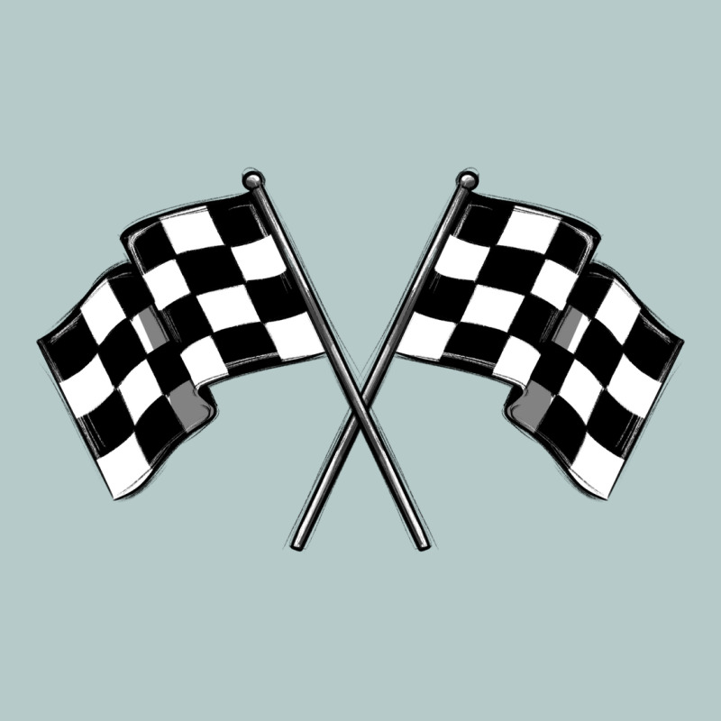 Race Flag Heavy Core Tee by MaliasSmallBusiness | Teevron