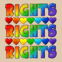 Rights Rights Rights Pride Heavyweight Sweatshirt | Teevron