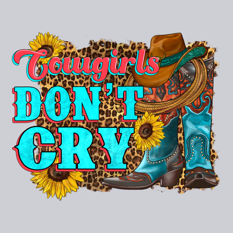 Cowgirls Don't Crty Boots Hat Sunflowers Urban Hoodie by Artiststas | Teevron