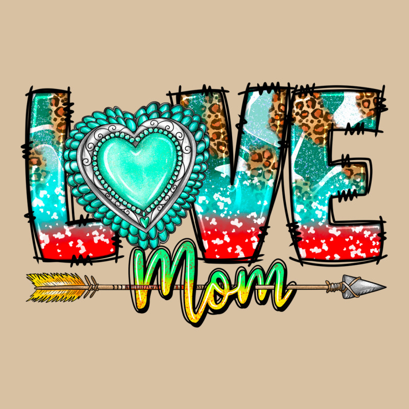 Love Mom Heavyweight Hoodie by CowhideDigitalArt | Teevron