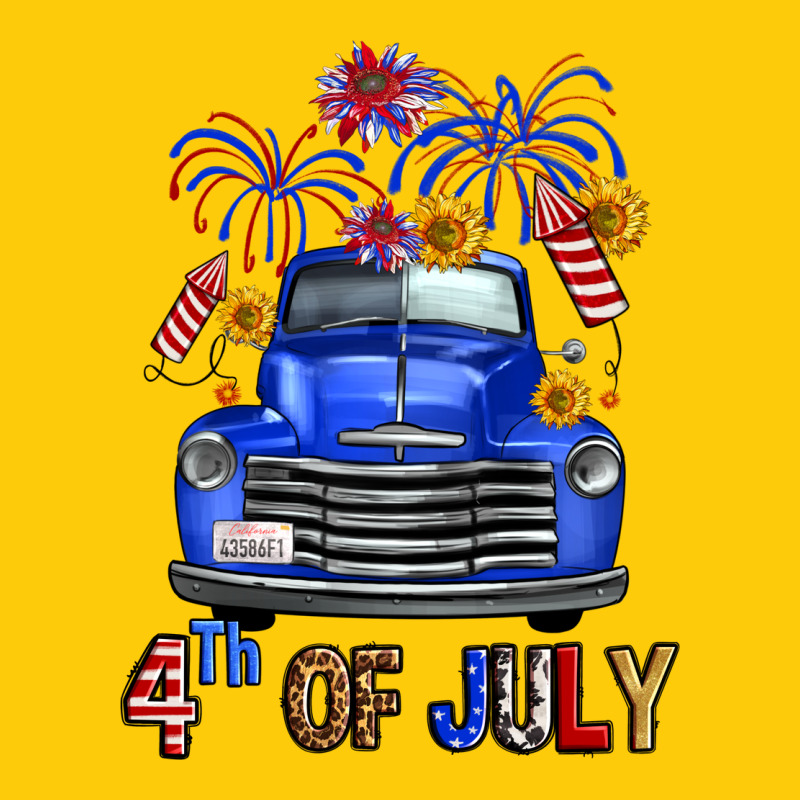 Western Fourth Of July Truck Premium Hoodie by FaDigitalArtStudio | Teevron