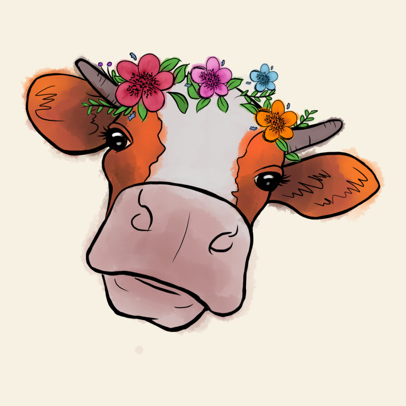 Cow With Flowers Vintage Tee by Bettercallsaul | Teevron