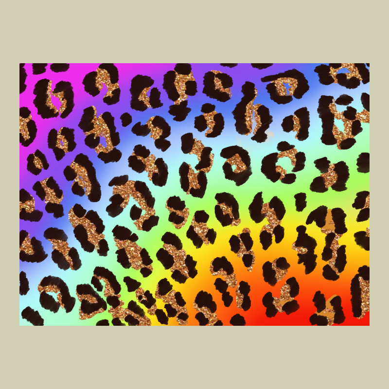 Leopard Background Rainbow 3200x2400 Heavy Core Tee by AdoDesignShop | Teevron