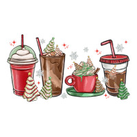 Christmas Tree Cake And Coffee Cups Premium Tee | Teevron