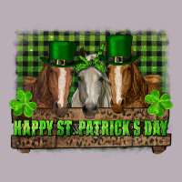 Happy St. Patrick's Day Horses With Leprechaun Hat And Bandana Vintage Tee | Teevron